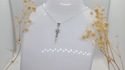 Silver Dagger Necklace