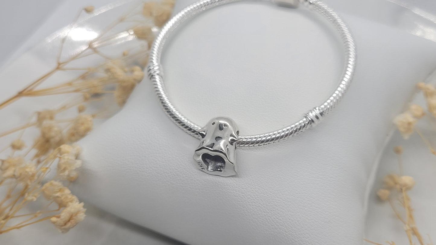 Silver Ghost Charm