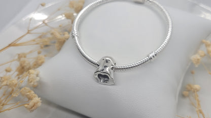 Silver Ghost Charm