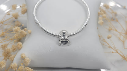 Silver Ghost Charm