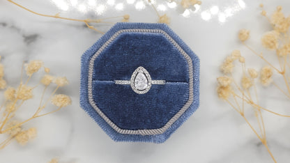Silver Teardrop Ring